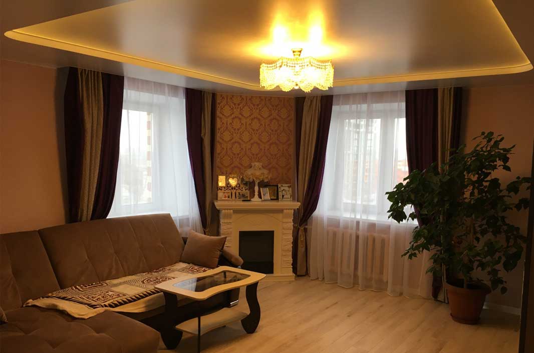 ремонт в гостинной